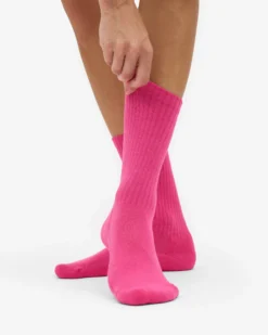Organic Active Sock - Bubblegum Pink (3-Pack)