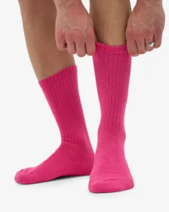 Organic Active Sock - Bubblegum Pink