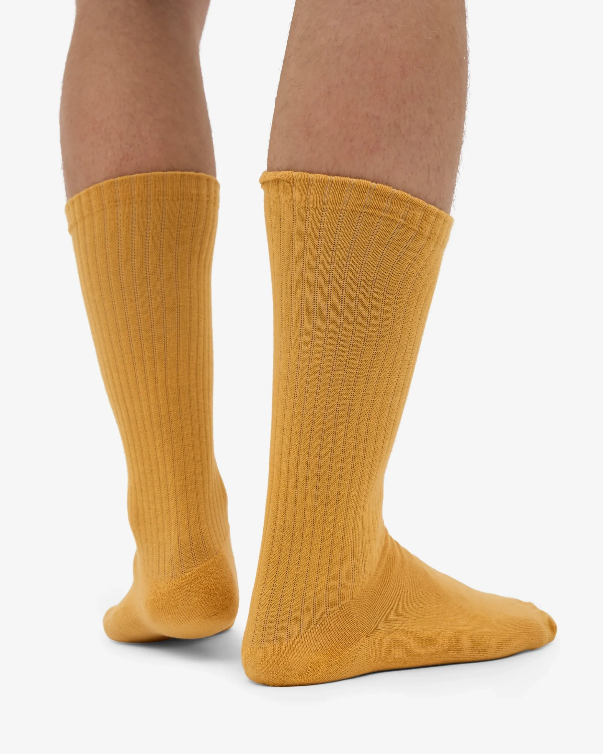 Organic Active Sock - Burned Yellow