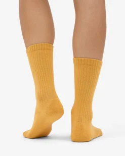 Organic Active Sock - Burned Yellow (3-Pack)