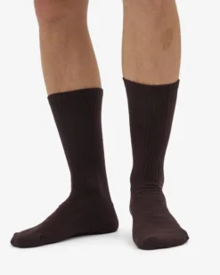 Organic Active Sock - Coffee Brown