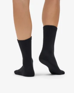 Organic Active Sock - Deep Black (3-Pack)