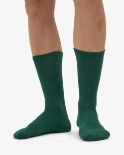 Organic Active Sock - Emerald Green (3-Pack)