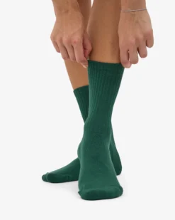 Organic Active Sock - Emerald Green (3-Pack)