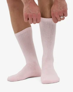 Organic Active Sock - Faded Pink