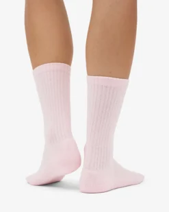 Organic Active Sock - Faded Pink