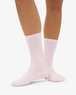 Organic Active Sock - Faded Pink (3-Pack)