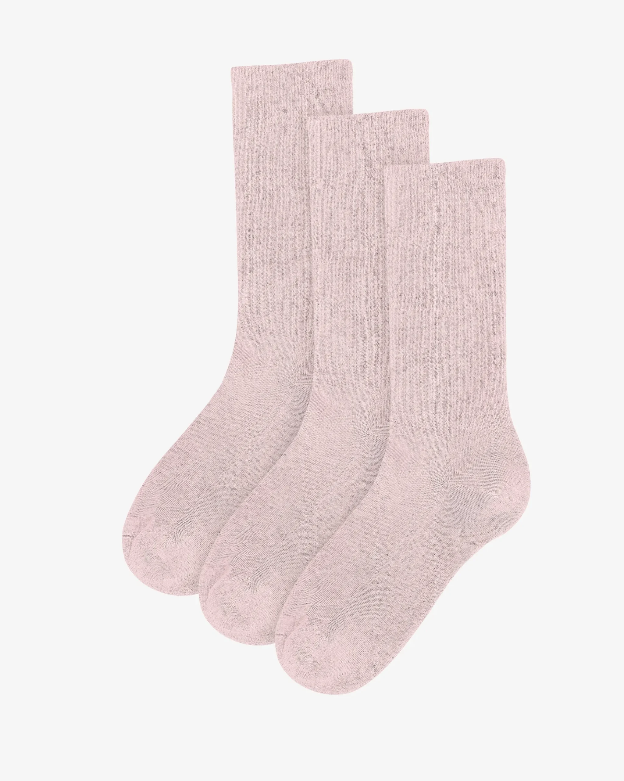 Organic Active Sock - Faded Pink (3-Pack)