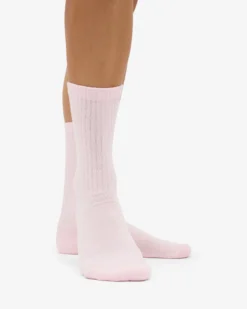 Organic Active Sock - Faded Pink (3-Pack)