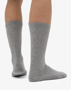Organic Active Sock - Heather Grey