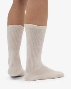 Organic Active Sock - Ivory White