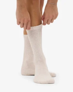 Organic Active Sock - Ivory White