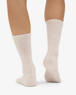 Organic Active Sock - Ivory White