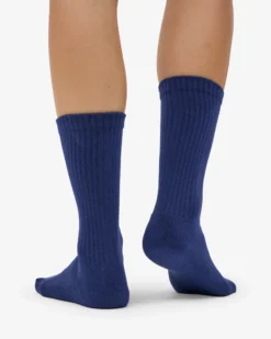 Organic Active Sock - Marine Blue