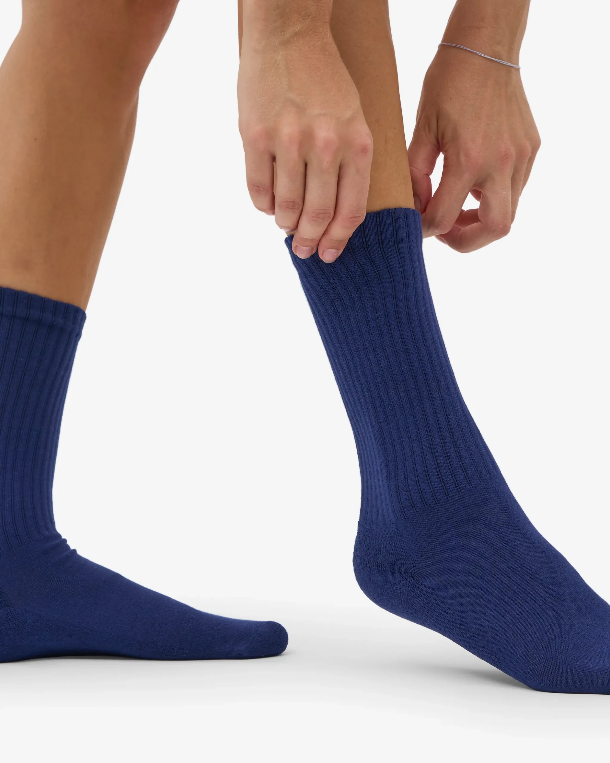 Organic Active Sock - Marine Blue (3-Pack)