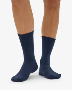 Organic Active Sock - Navy Blue