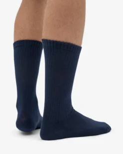 Organic Active Sock - Navy Blue (3-Pack)
