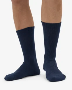 Organic Active Sock - Navy Blue (3-Pack)