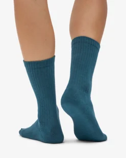 Organic Active Sock - Ocean Green