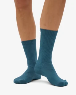 Organic Active Sock - Ocean Green