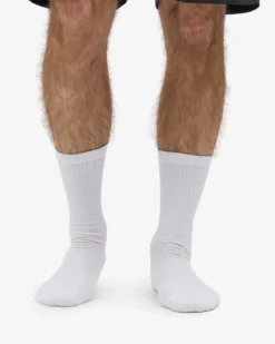 Organic Active Sock - Optical White