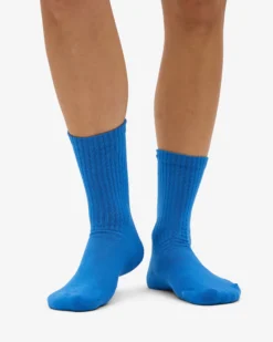 Organic Active Sock - Pacific Blue