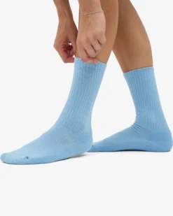 Organic Active Sock - Seaside Blue (3-Pack)