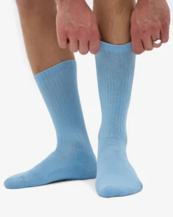 Organic Active Sock - Seaside Blue
