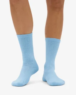 Organic Active Sock - Seaside Blue