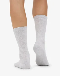 Organic Active Sock - Snow Melange (3-Pack)