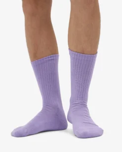 Organic Active Sock - Soft Lavender