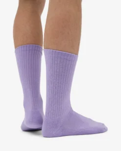 Organic Active Sock - Soft Lavender