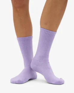 Organic Active Sock - Soft Lavender (3-Pack)