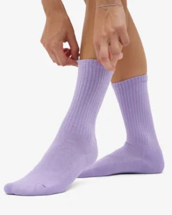 Organic Active Sock - Soft Lavender (3-Pack)