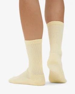 Organic Active Sock - Soft Yellow