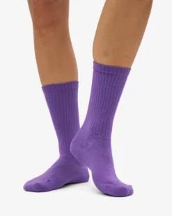 Organic Active Sock - Ultra Violet