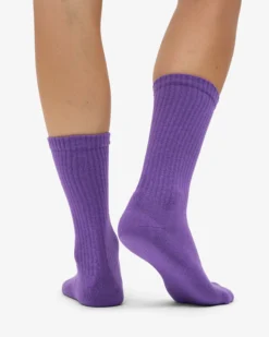 Organic Active Sock - Ultra Violet (3-Pack)