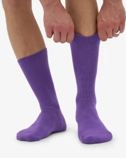 Organic Active Sock - Ultra Violet