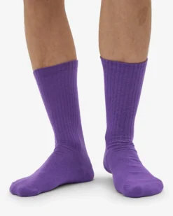 Organic Active Sock - Ultra Violet