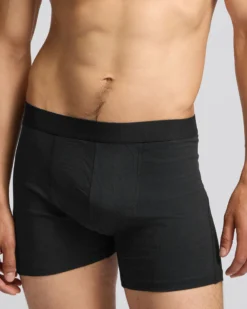 Organic Boxer Briefs 3 Pack - Deep Black