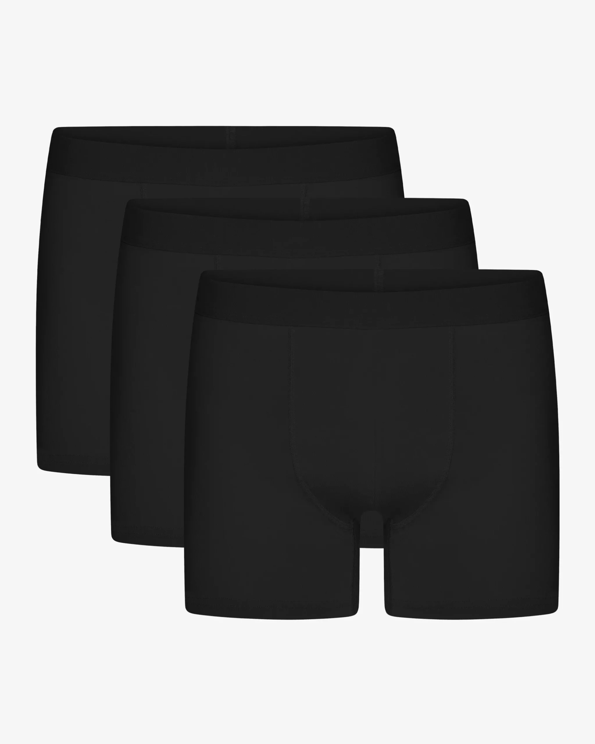 Organic Boxer Briefs 3 Pack - Deep Black