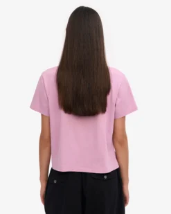 Organic Boxy Crop Tee - Cherry Blossom