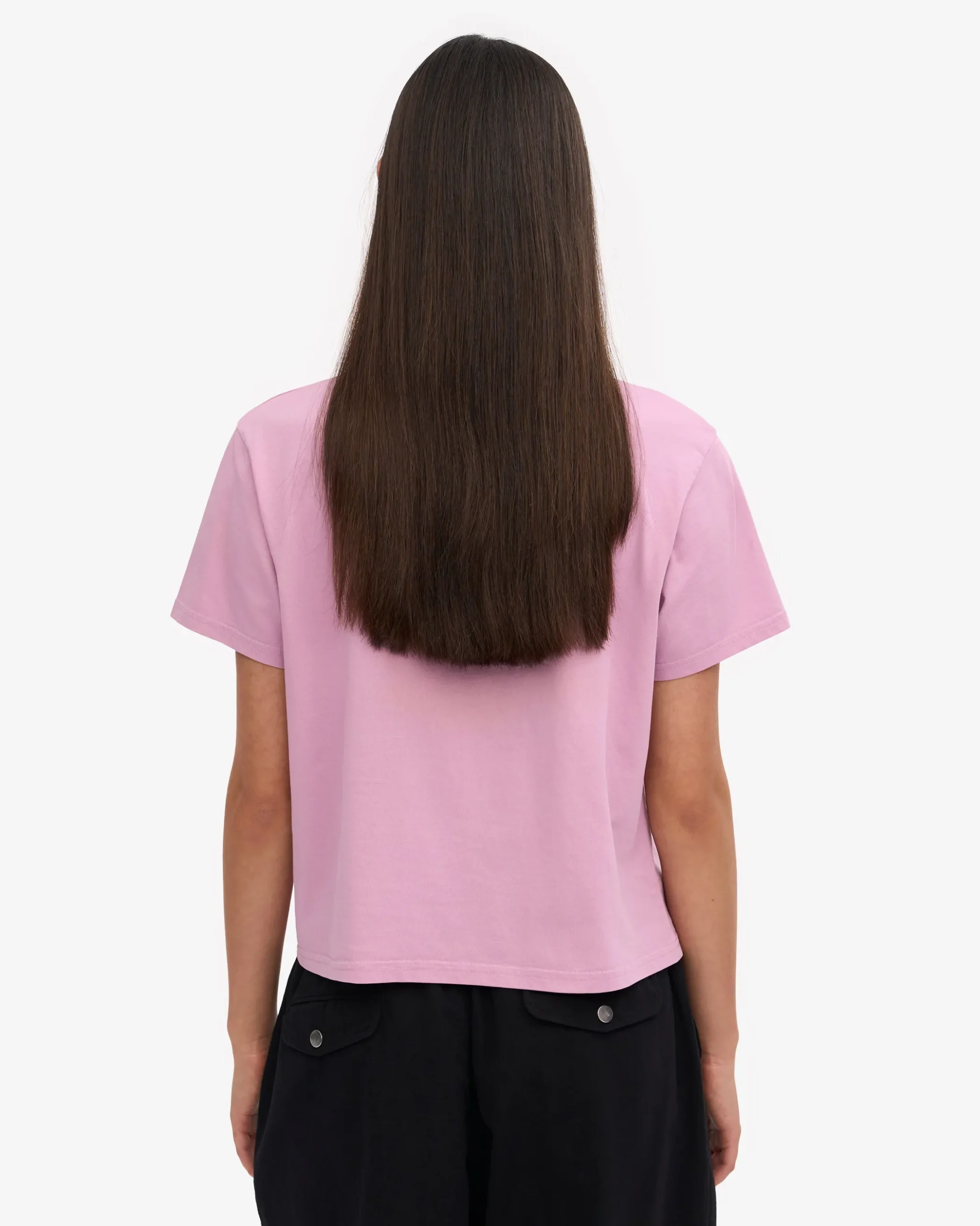 Organic Boxy Crop Tee - Cherry Blossom