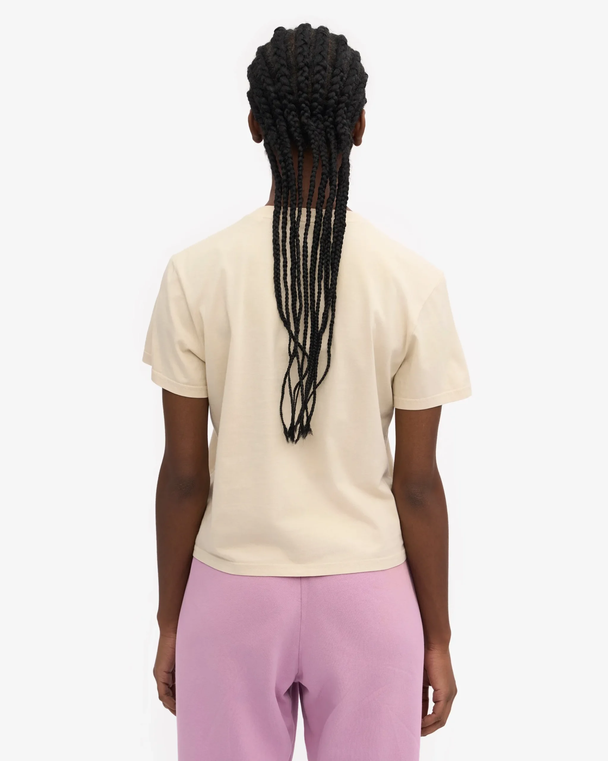 Organic Boxy Crop Tee - Ivory White (3-Pack)