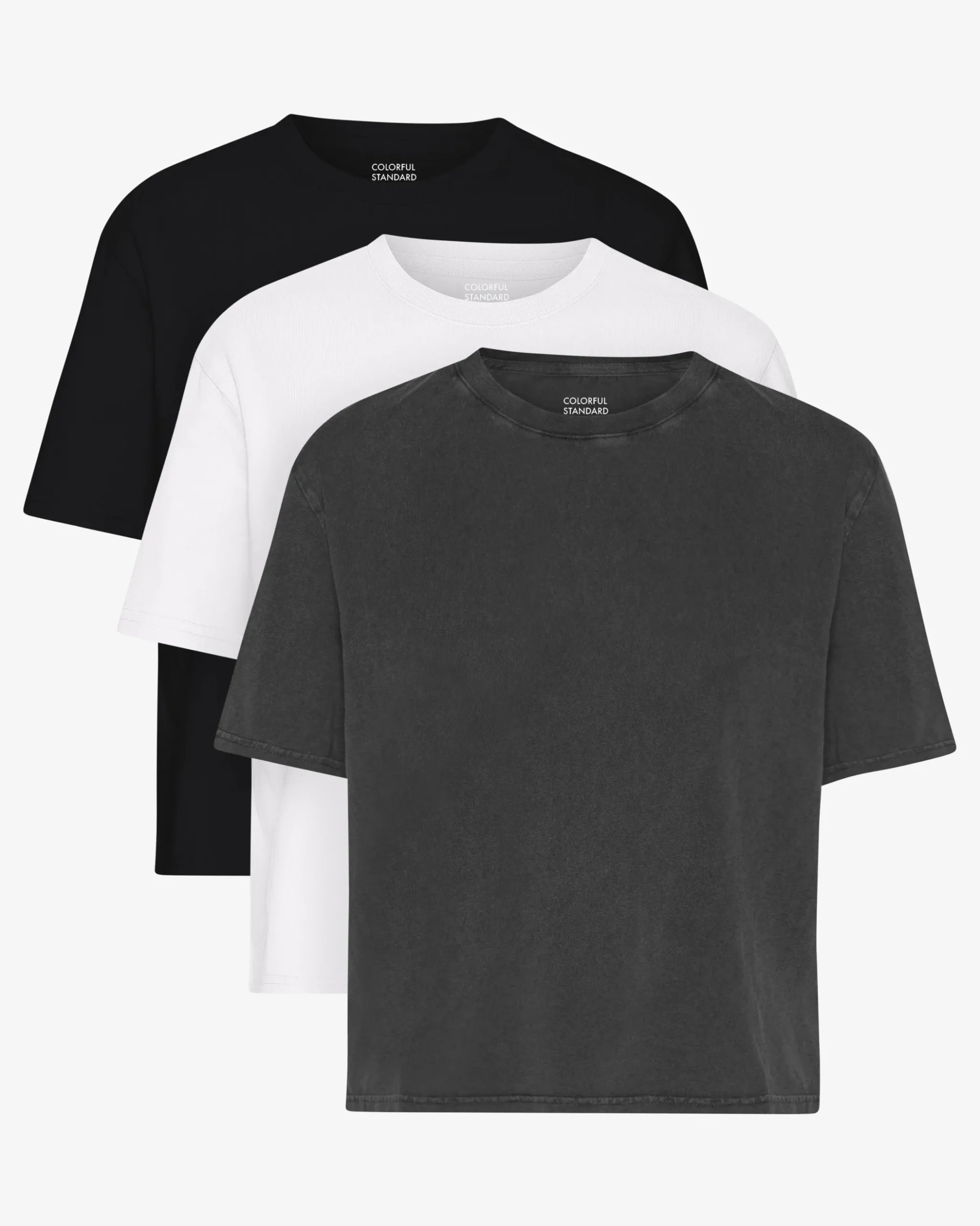 Organic Boxy Crop Tee - Mixed 02 (3-Pack)