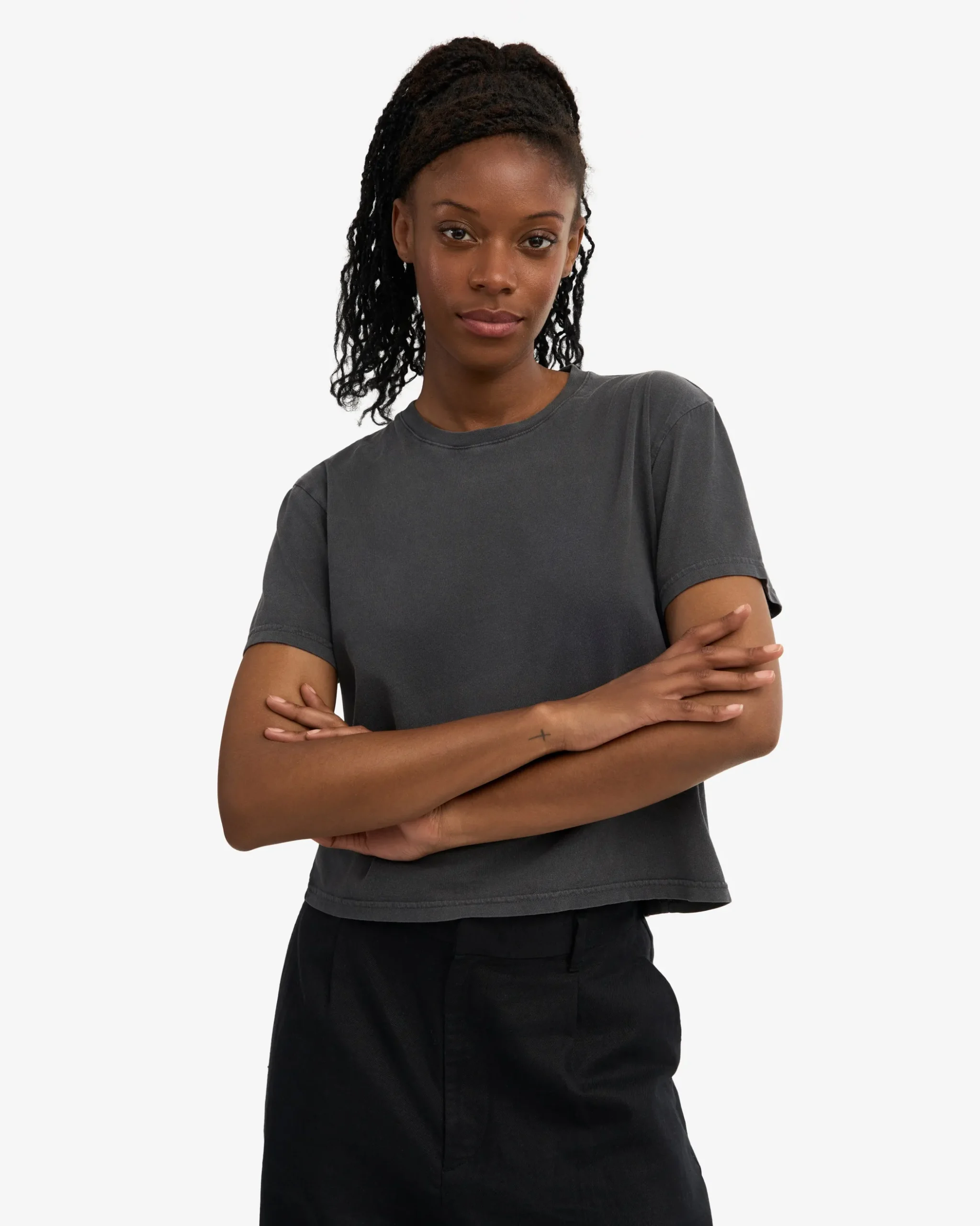 Organic Boxy Crop Tee - Mixed 02 (3-Pack)