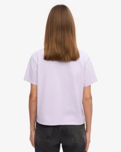 Organic Boxy Crop Tee - Soft Lavender (3-Pack)
