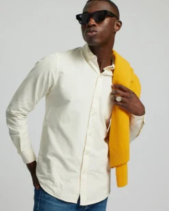 Organic Button Down Shirt - Hunter Green