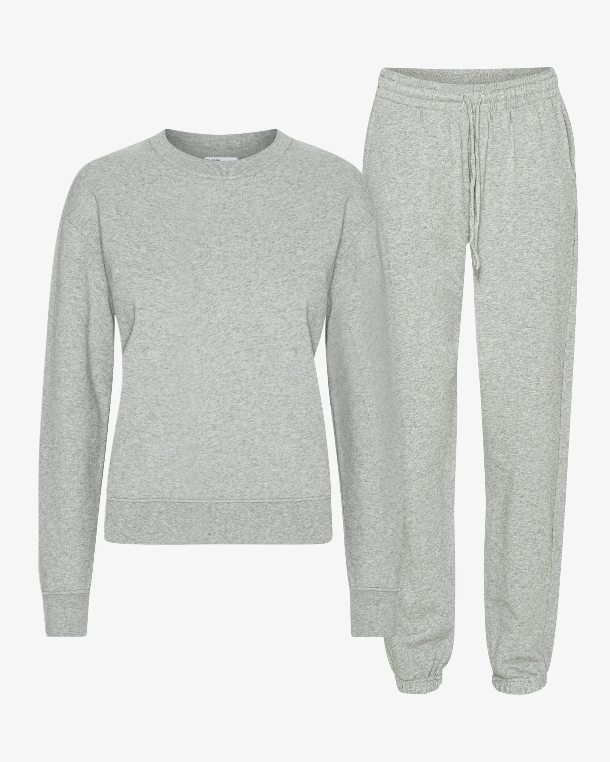 Organic Classic Sweatsuit - Heather Grey