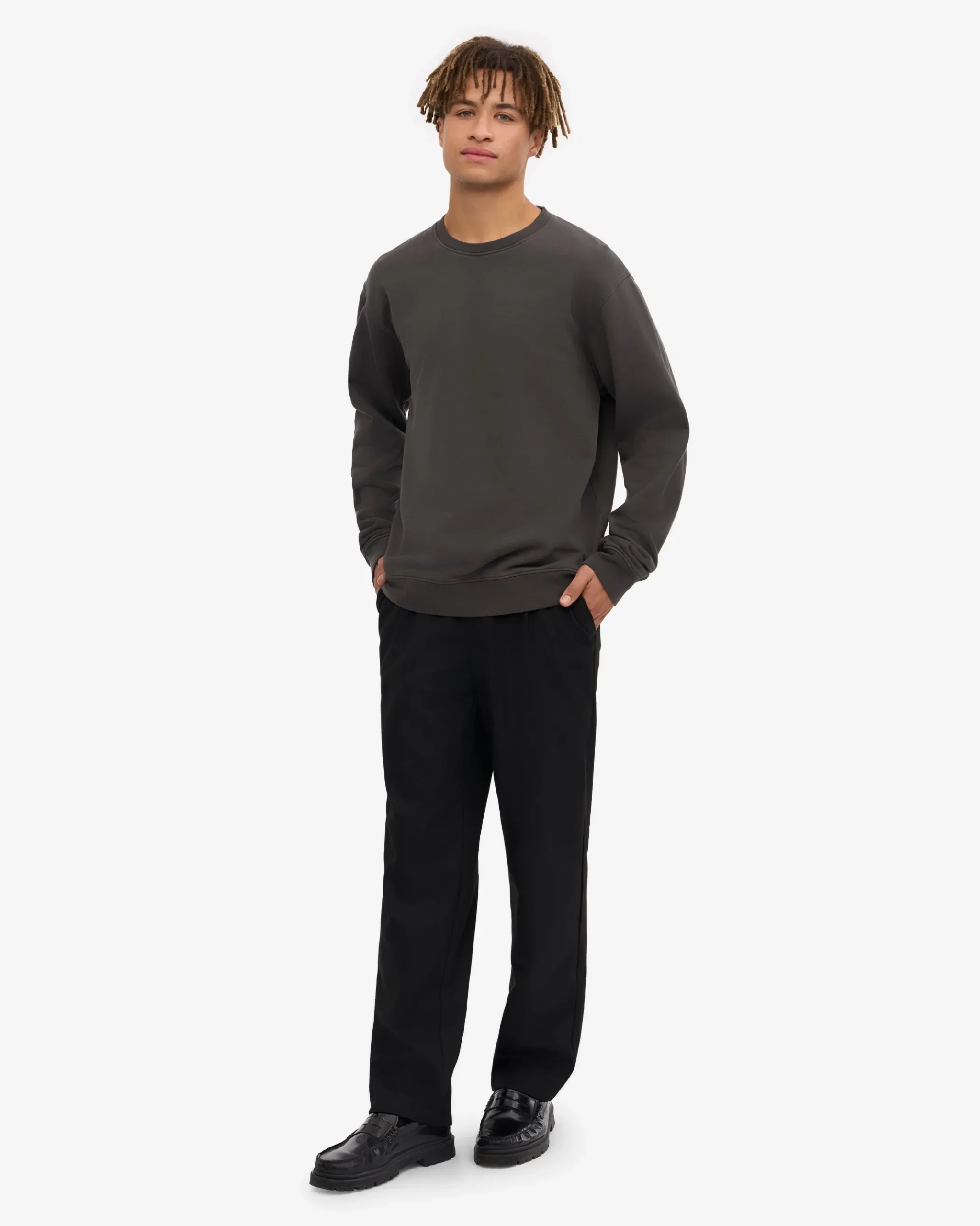 Organic Classic Sweatsuit - Lava Grey